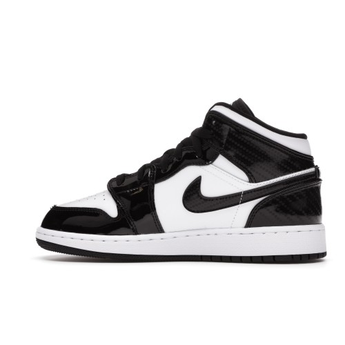 Кроссы Jordan 1 Mid SE All-Star Carbon Fiber (2021) (GS) - подростковая сетка размеров