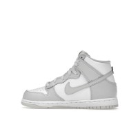 Детские Nike Dunk High Retro White Vast Grey (PS)