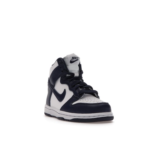 Кроссы Nike Dunk High Championship Navy (PS) - детская сетка размеров