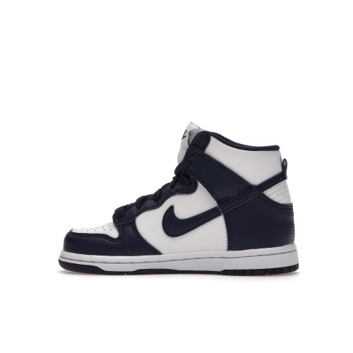 Кроссы Nike Dunk High Championship Navy (PS) - детская сетка размеров