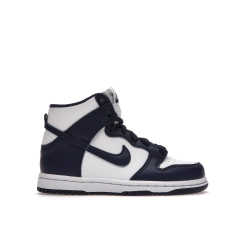 Кроссы Nike Dunk High Championship Navy (PS) - детская сетка размеров