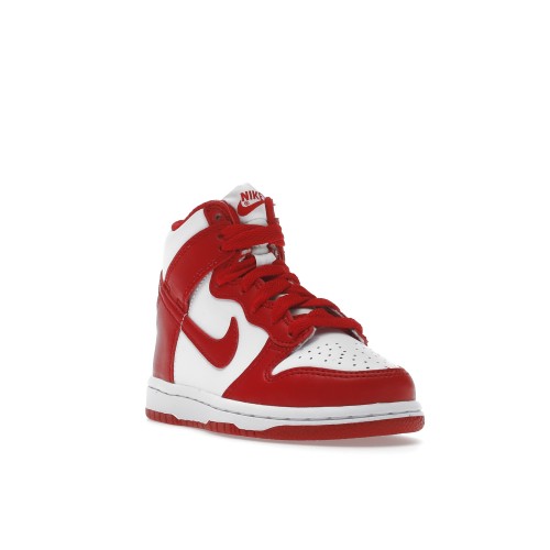 Кроссы Nike Dunk High Championship White Red (PS) - детская сетка размеров