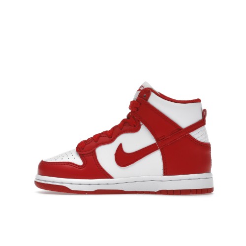 Кроссы Nike Dunk High Championship White Red (PS) - детская сетка размеров