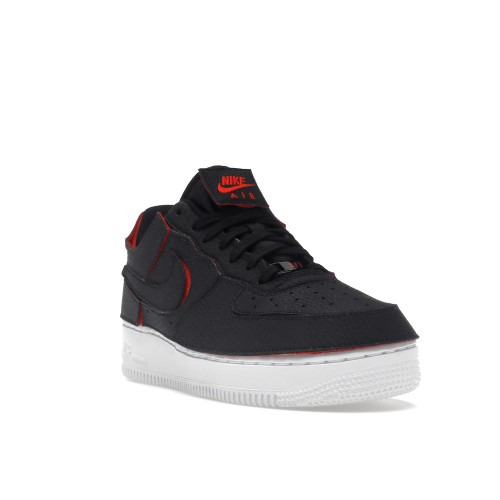 Кроссы Nike Air Force 1 Low 1/1 Black Chile Red - мужская сетка размеров