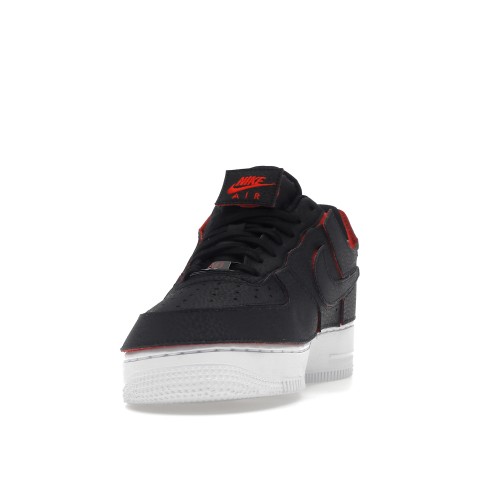 Кроссы Nike Air Force 1 Low 1/1 Black Chile Red - мужская сетка размеров