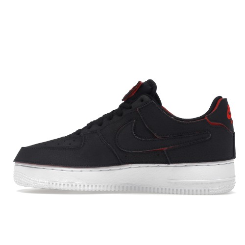 Кроссы Nike Air Force 1 Low 1/1 Black Chile Red - мужская сетка размеров