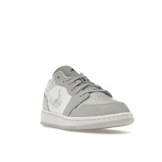 Подростковые Jordan 1 Low White Camo (GS)