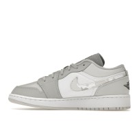 Подростковые Jordan 1 Low White Camo (GS)