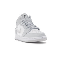 Подростковые Jordan 1 Mid Grey Camo (GS)