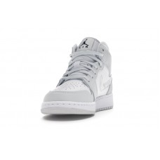 Подростковые Jordan 1 Mid Grey Camo (GS)