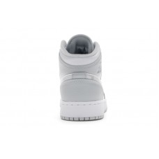 Подростковые Jordan 1 Mid Grey Camo (GS)