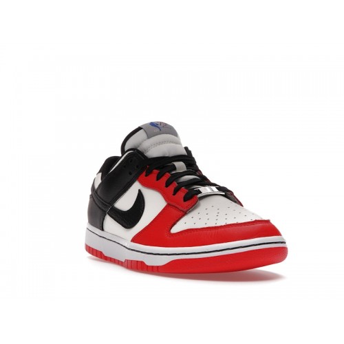 Кроссы Nike Dunk Low EMB NBA 75th Anniversary Chicago - мужская сетка размеров