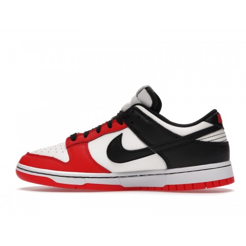 Кроссы Nike Dunk Low EMB NBA 75th Anniversary Chicago - мужская сетка размеров