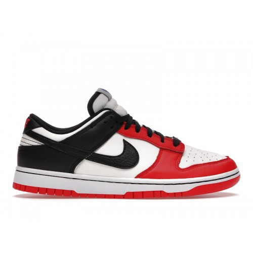 Кроссы Nike Dunk Low EMB NBA 75th Anniversary Chicago - мужская сетка размеров