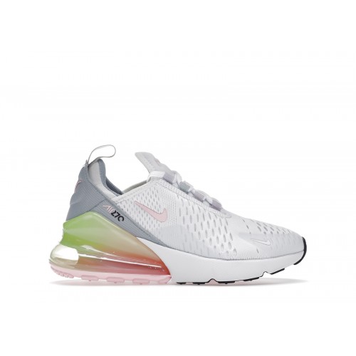 Кроссы Nike Air Max 270 SE White Arctic Pink (GS) - подростковая сетка размеров