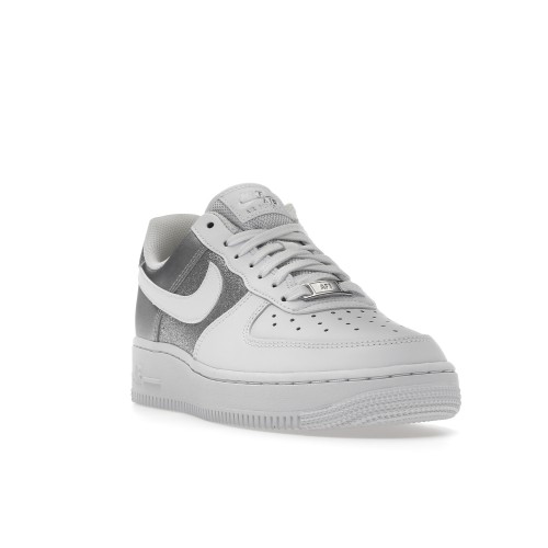 Кроссы Nike Air Force 1 Low 07 White Metallic Silver (W) - женская сетка размеров