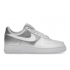 Женские кроссовки Nike Air Force 1 Low 07 White Metallic Silver (W)