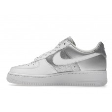 Женские кроссовки Nike Air Force 1 Low 07 White Metallic Silver (W)