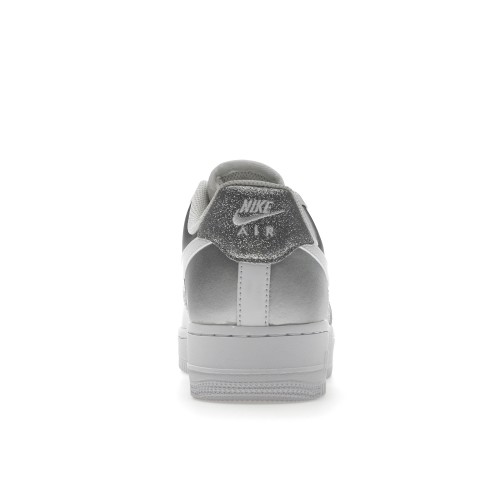 Кроссы Nike Air Force 1 Low 07 White Metallic Silver (W) - женская сетка размеров
