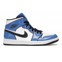 Кроссовки Jordan 1 Mid Signal Blue
