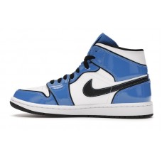 Jordan 1 Mid Signal Blue