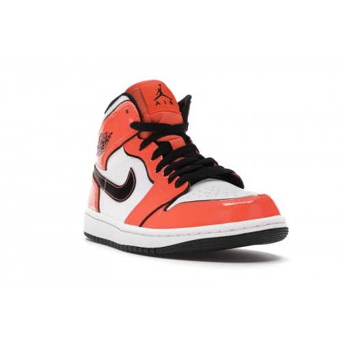 Кроссы Jordan 1 Mid SE Turf Orange - мужская сетка размеров