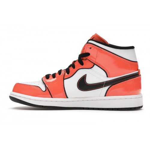 Кроссы Jordan 1 Mid SE Turf Orange - мужская сетка размеров