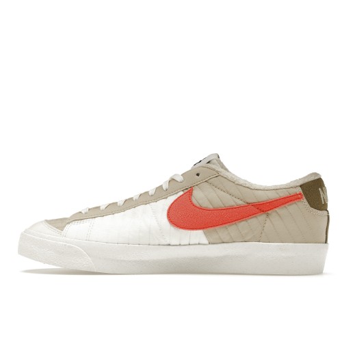 Кроссы Nike Blazer 77 Low Premium Sail Brown Kelp Orange - мужская сетка размеров