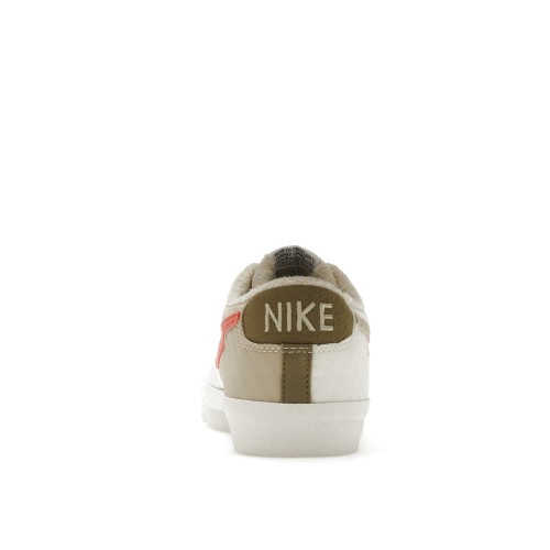 Кроссы Nike Blazer 77 Low Premium Sail Brown Kelp Orange - мужская сетка размеров