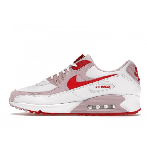 Кроссы Nike Air Max 90 Valentines Day (2021) (W) - женская сетка размеров