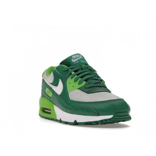 Кроссы Nike Air Max 90 St Patricks Day (2021) - мужская сетка размеров