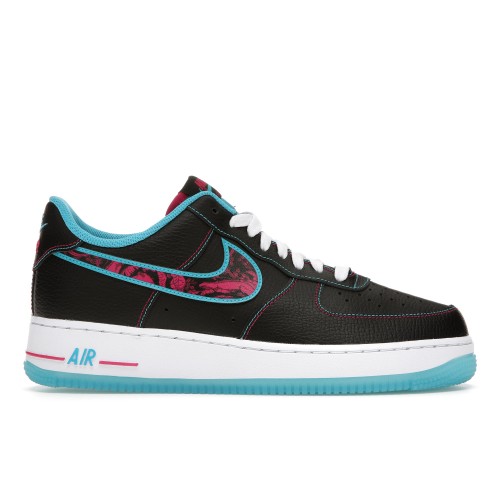Кроссы Nike Air Force 1 Low Miami Nights - мужская сетка размеров