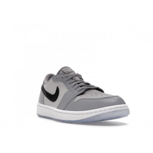 Кроссы Jordan 1 Retro Low Golf Wolf Grey - мужская сетка размеров