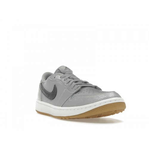 Кроссы Jordan 1 Retro Low Golf Wolf Grey Gum - мужская сетка размеров