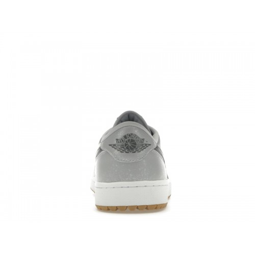 Кроссы Jordan 1 Retro Low Golf Wolf Grey Gum - мужская сетка размеров