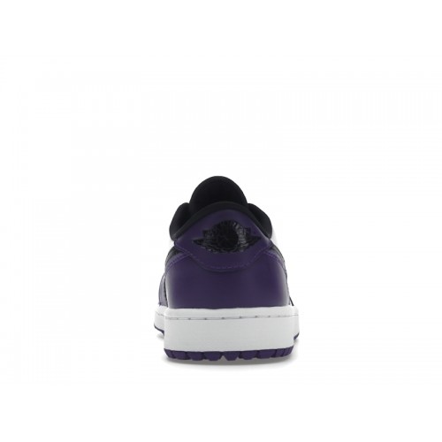 Кроссы Jordan 1 Retro Low Golf Court Purple - мужская сетка размеров