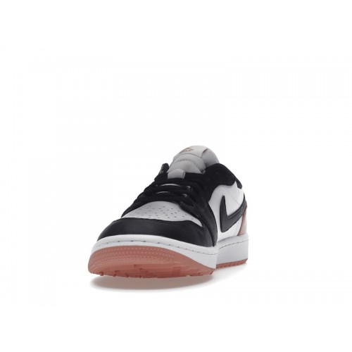 Кроссы Jordan 1 Retro Low Golf Rust Pink - мужская сетка размеров