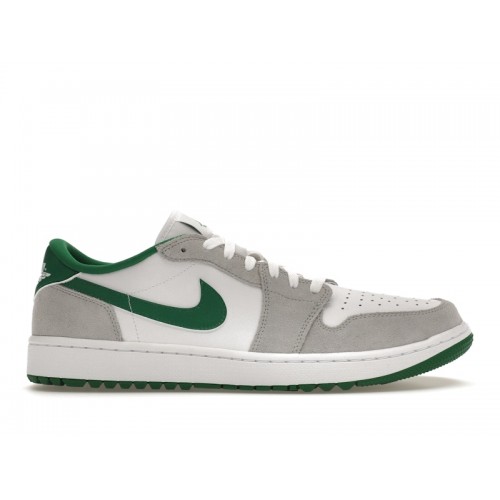 Кроссы Jordan 1 Retro Low Golf Pine Green - мужская сетка размеров