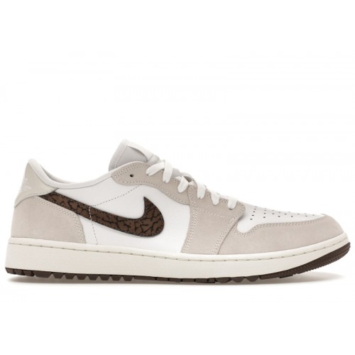 Air Jordan 1 Low Golf Light Orewood Elephant - мужская сетка размеров