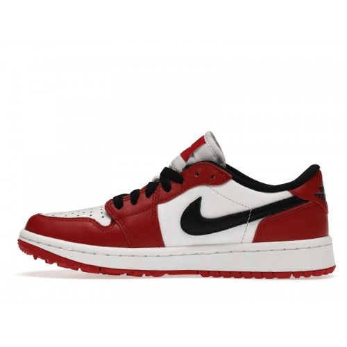 Кроссы Jordan 1 Retro Low Golf Chicago - мужская сетка размеров