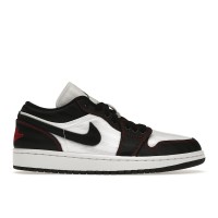 Женские кроссовки Jordan 1 Low SE Utility White Black Gym Red (W)