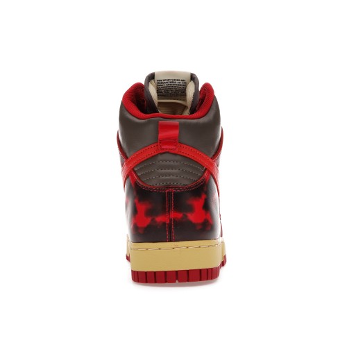 Кроссы Nike Dunk High 1985 Red Acid Wash - мужская сетка размеров