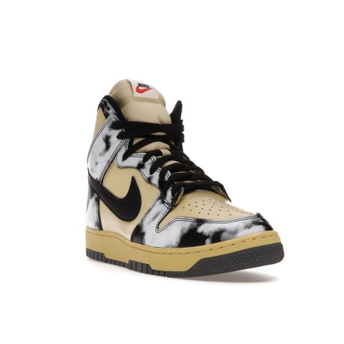 Кроссы Nike Dunk High 1985 Black Acid Wash - мужская сетка размеров