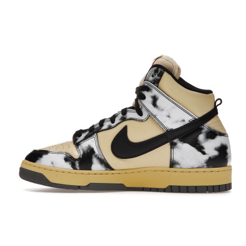 Кроссы Nike Dunk High 1985 Black Acid Wash - мужская сетка размеров