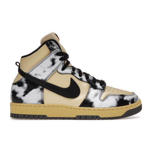 Кроссы Nike Dunk High 1985 Black Acid Wash - мужская сетка размеров