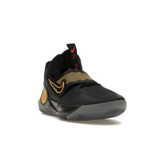 Кроссы Nike KD Trey 5 X Black Metallic Gold Green - мужская сетка размеров