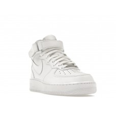 Женские кроссовки Nike Air Force 1 Mid Triple White (W)