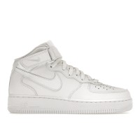Женские кроссовки Nike Air Force 1 Mid Triple White (W)