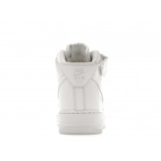 Женские кроссовки Nike Air Force 1 Mid Triple White (W)