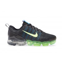 Подростковые кроссовки Nike Air VaporMax Flyknit 3 Black Blue Volt (GS)